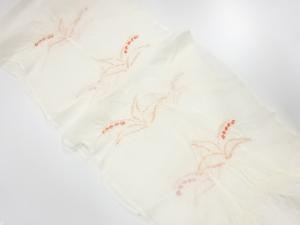 正絹　絽　絞り　夏用帯揚げ